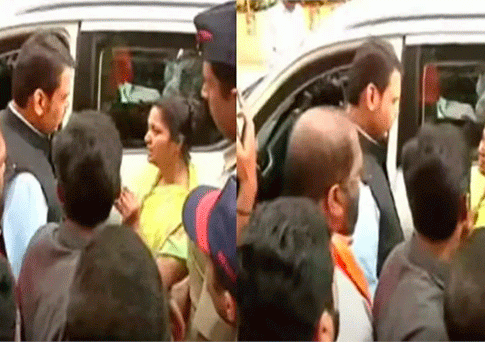 Sharad Mohol murder : शरद मोहोळच्या हत्येनंतर पत्नी स्वाती मोहोळ यांनी घेतली देवेंद्र फडणवीसांची भेट