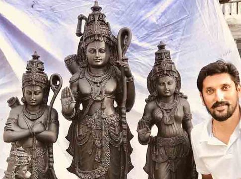 Ram Mandir: राम मंदिरातील प्राणप्रतिष्ठेसाठी मूर्तींची निवड, केंद्रीय मंत्र्यांनी शेअर केला फोटो