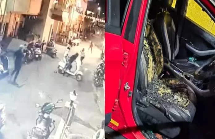पुण्यात पार्किंगच्या वादातून महिलेला जिवंत जाळण्याचा प्रयत्न