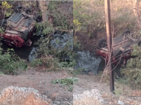 Nanded Accident : नांदेडमध्ये कार नाल्यात कोसळल्याने ५ जणांचा जागीच मृत्यू तर ५ जखमी
