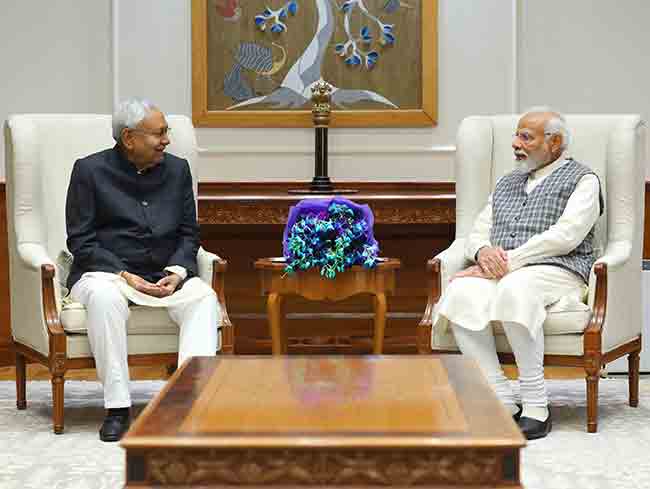 पंतप्रधान मोदींसोबतच्या भेटीनंतर नितीश कुमार म्हणाले, २ वेळा भाजपची साथ सोडली मात्र…