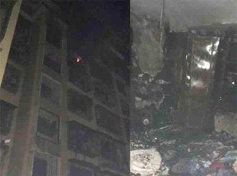 ऐरोलीत इमारतीच्या ५व्या मजल्यावर भीषण आग!