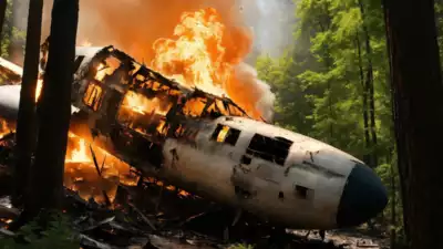 Plane Crash : रशियन लष्करी विमानाला भीषण अपघात, सर्व १५ जणांचा मृत्यू