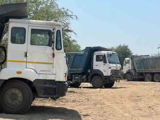 सिडकोच्या मोकळ्या भूखंडावर अनधिकृत डेब्रीज टाकणाऱ्या भूमाफिया विरुद्ध सिडकोची धडक कारवाई