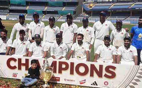 Ranji Trophy: ८ वर्षांनी मुंबईने जिंकले रणजीचे विजेतेपद, ४२व्यांदा खिताबावर शिक्कामोर्तब