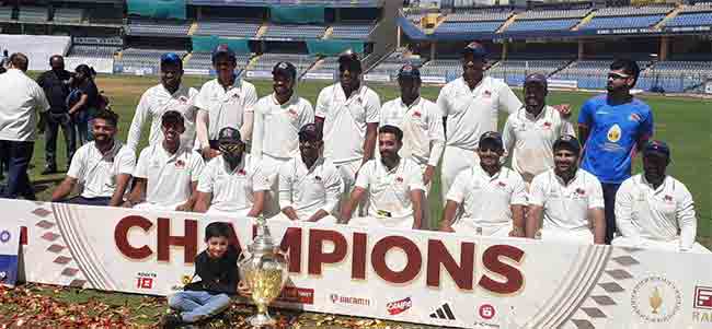 Ranji Trophy: ८ वर्षांनी मुंबईने जिंकले रणजीचे विजेतेपद, ४२व्यांदा खिताबावर शिक्कामोर्तब