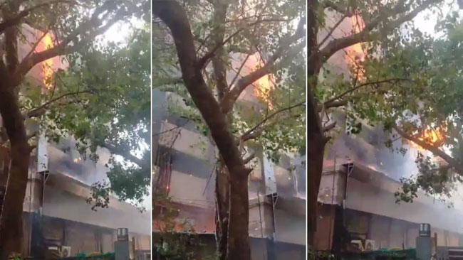 BKC Fire news : मुंबईच्या बीकेसीतील सरकारी कार्यालयाला भीषण आग
