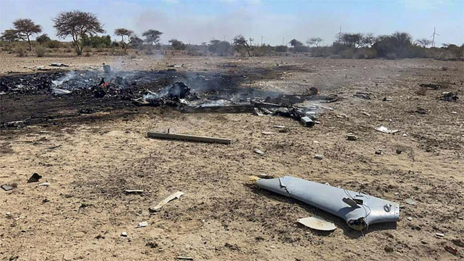Plane crashed in Rajsthan : राजस्थानमध्ये भारतीय हवाई दलाचं यूएव्ही विमान कोसळलं!