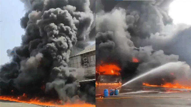 Navi Mumbai MIDC Fire : नवी मुंबईतील एमआयडीसीमध्ये भीषण आग!