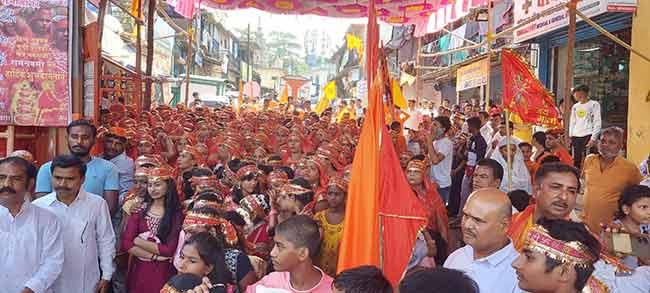 तुर्भेत कलश यात्रेचे आयोजन!