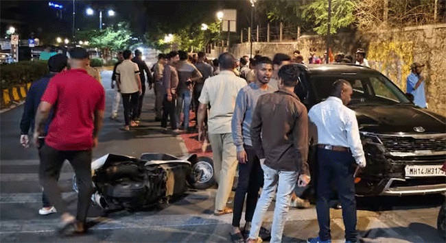 Pune crime : पुण्यात चाललंय काय? सनकी तरुणाने गर्लफ्रेंडच्या एक्स बॉयफ्रेंडला गाडीने उडवलं!