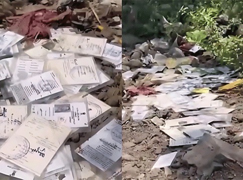 Jalana Voting : मतदानापूर्वीच जालन्यात शेकडो मतदानपत्रांचा कचरा!