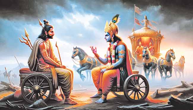 आत्म्याचा औदुंबर की, दीपस्तंभ गीतेचा