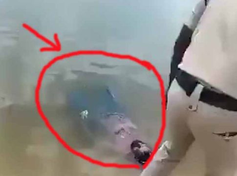 Viral: तलावात तरंगत होता मृतदेह, पोलिसांनी बाहेर खेचताच घडलं काही असं की...