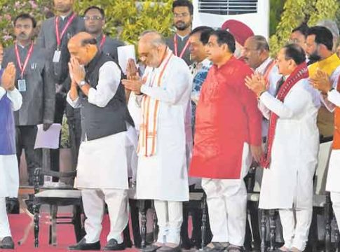 केंद्रिय मंत्रिमंडळाच्या खातेवाटपावर भाजपाचाच प्रभाव