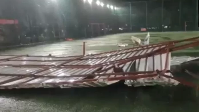 मुलांच्या अंगावर टीनशेड कोसळल्याने सात खेळाडू जखमी, तिघांची प्रकृती गंभीर