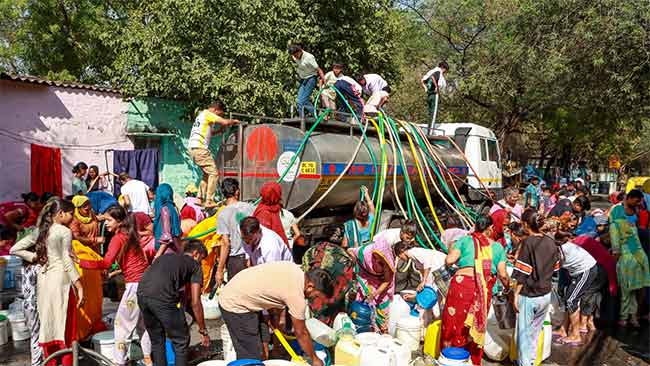 जिल्ह्यातील गावांमध्ये पाणीटंचाईची समस्या