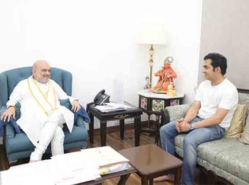 Gautam Gambhir : गौतम गंभीरने घेतली केंद्रीय गृहमंत्री अमित शहांची भेट, समोर आला हा फोटो