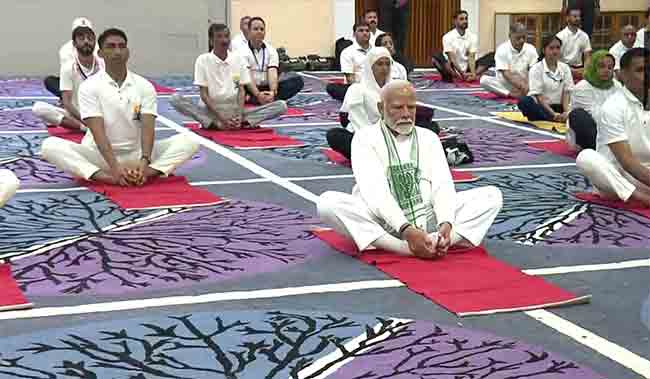 International Yoga day: जगातील नेते आता योगाबद्दल बोलतात- पंतप्रधान नरेंद्र मोदी