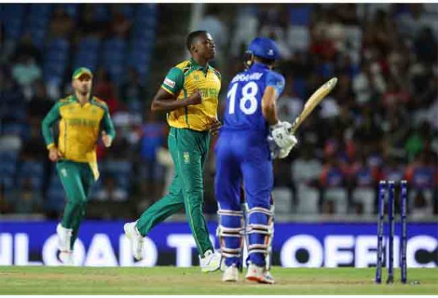 T-20 world cup 2024: द. आफ्रिकेच्या माऱ्यासमोर अफगाणिस्तानचा संघ ढेपाळला, केवळ ५७ धावांचे दिले आव्हान