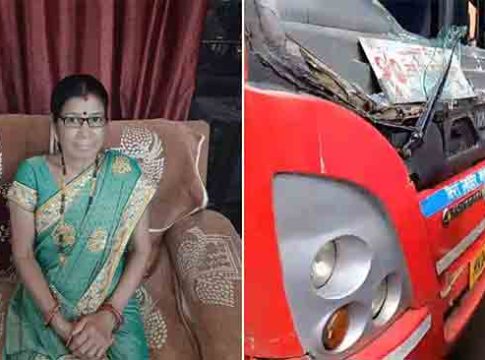 परिवहन सेवा बसच्या धडकेने महिला जागीच ठार, रिक्षा-खाजगी वाहनाला सुध्दा धडक