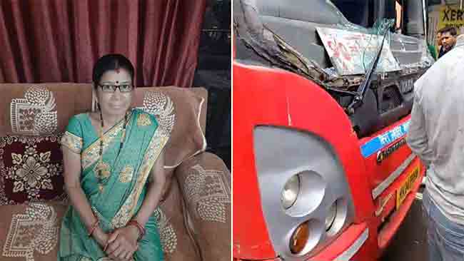 परिवहन सेवा बसच्या धडकेने महिला जागीच ठार, रिक्षा-खाजगी वाहनाला सुध्दा धडक