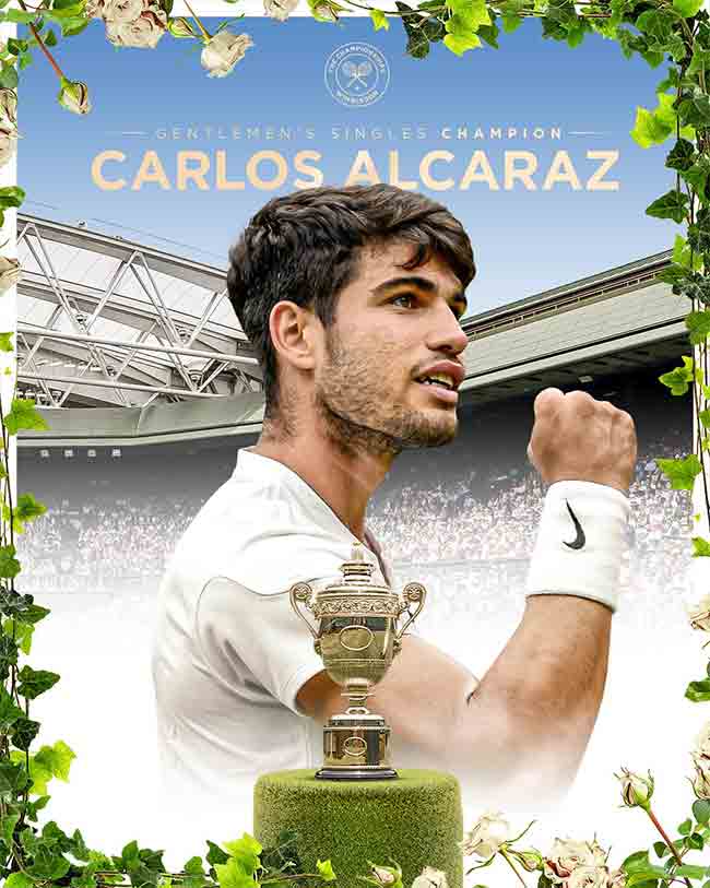 Wimbledon 2024: स्पेनच्या Carlos Alcarazने रचला इतिहास, Novak Djokovic ला हरवत जिंकला विम्बल्डन खिताब