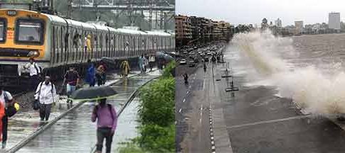 Mumbai Rain : मुंबईत मुसळधार! सखल भागात पाणीच पाणी तर समुद्रात मोठ्या भरतीचा अंदाज