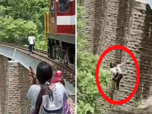 Rajasthan News : धक्कादायक! रेल्वे रूळांवर सेल्फी घेत दाम्पत्याला पडले महागात