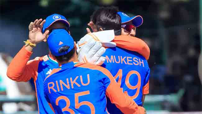 IND vs ZIM: टीम इंडियाने झिम्बाब्वेला ४२ धावांनी हरवले, मालिकेत ४-१ ने विजय