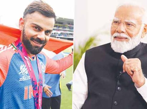 तुम्ही मला नेहमीच प्रोत्साहन दिले! विराट कोहलीने मानले पंतप्रधान मोदींचे आभार