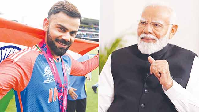 तुम्ही मला नेहमीच प्रोत्साहन दिले! विराट कोहलीने मानले पंतप्रधान मोदींचे आभार