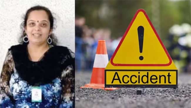 Virar accident : विरारमध्ये भीषण अपघात! कारच्या धडकेत एका प्राध्यापिकेचा मृत्यू