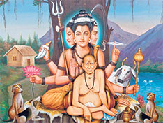 भक्ताला दत्तात्रय रूपात दर्शन