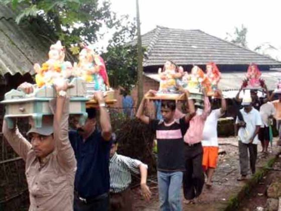 Ganeshotsav : गणेशोत्सवासाठी लाखो चाकरमानी कोकणात दाखल