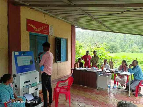 सार्वजनिक श्री गणेशोत्सव मंडळ ओझर व अस्मिता प्रतिष्ठान यांच्या सहकार्याने ओझर येथे मोफत आरोग्य तपासणी शिबीर संपन्न