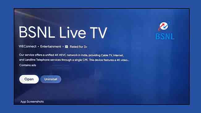 Jio, Airtelची झोप उडवण्यासाठी आला BSNL Live TV App,होणार भरपूर मनोरंजन