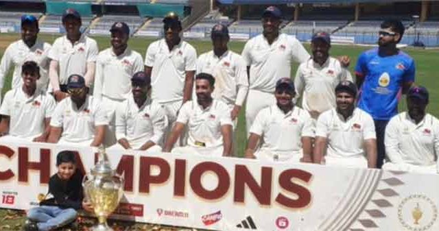 मुंबईने २८ वर्षानंतर जिंकला इराणी चषक!