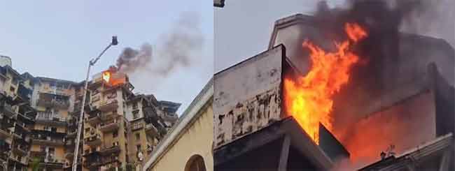 Navi Mumbai Fire : नवी मुंबईत अग्नितांडव! एनआरआय संकुलातील सदनिकेत भीषण आग