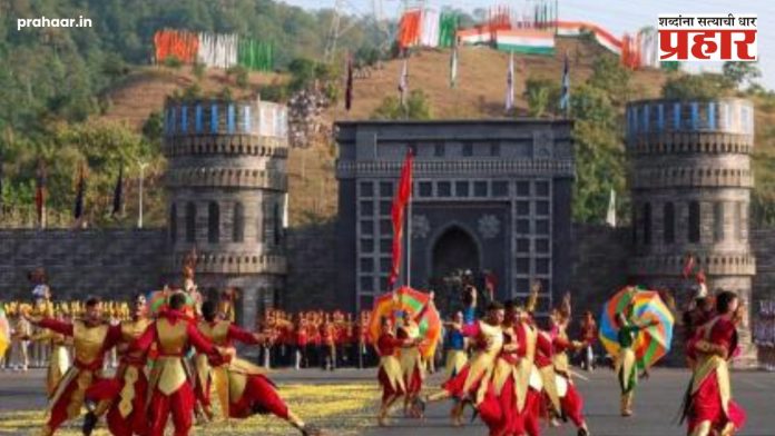 राष्ट्रीय एकता दिनी गुजरातमध्ये झळकला दुर्ग रायगड; पंतप्रधान मोदींची मराठीतून प्रतिक्रिया
