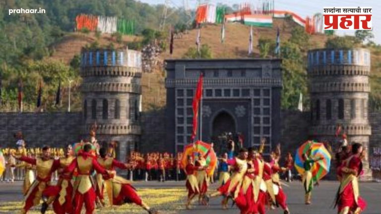 राष्ट्रीय एकता दिनी गुजरातमध्ये झळकला दुर्ग रायगड; पंतप्रधान मोदींची मराठीतून प्रतिक्रिया