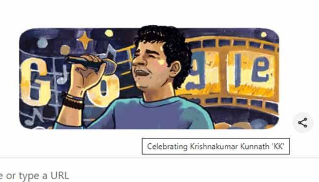 Google Doodle : गुगलने बनवलं अष्टपैलू गायक केके यांचं डुडल!