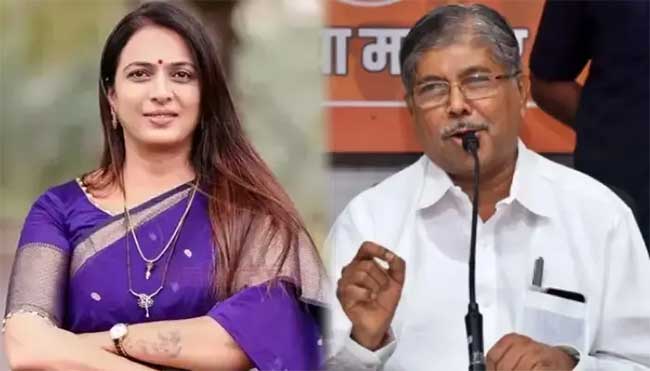 चंद्रकांत पाटलांचे रोहिणी खडसेंना आव्हान