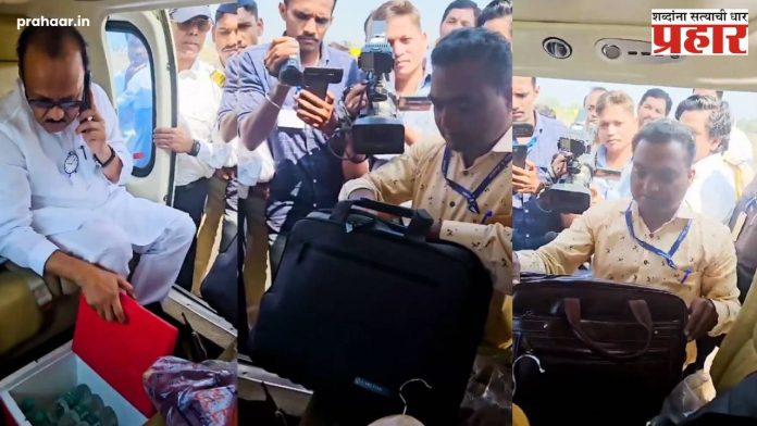 Ajit Pawar : अजित पवारांच्या बॅगेत सापडले चकली, लाडू; अजितदादा म्हणाले, खा रे बाबांनो...