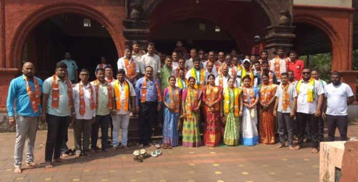 नितेश राणे यांच्या प्रचाराचा तळेरे येथे भव्य शुभारंभ