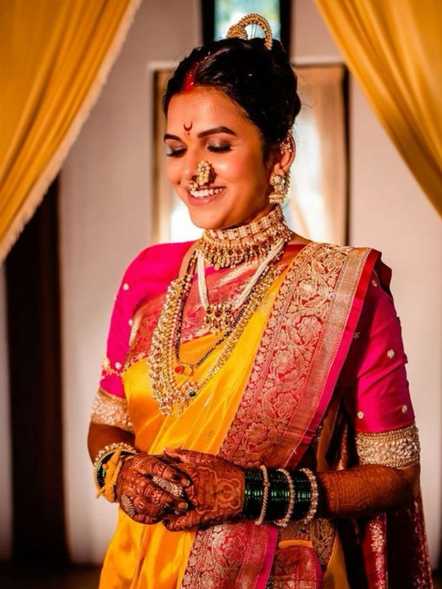 Maharashtrian Bride Look : आली लगीनसराई… पारंपरिक विधी लूक नक्की बघा