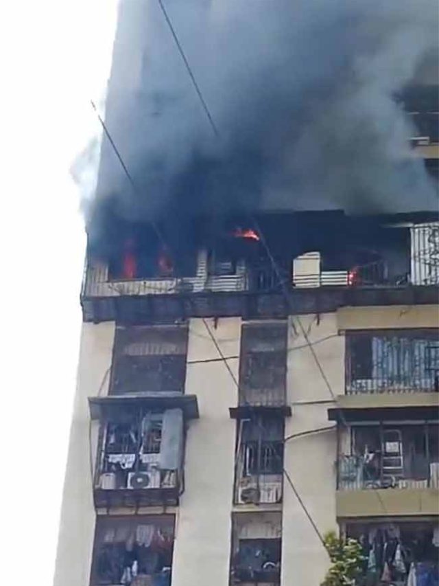Mumbai Fire : डोंगरीतील रहिवाशी इमारतीला भीषण आग; परिसरात धुराचे मोठे लोट!