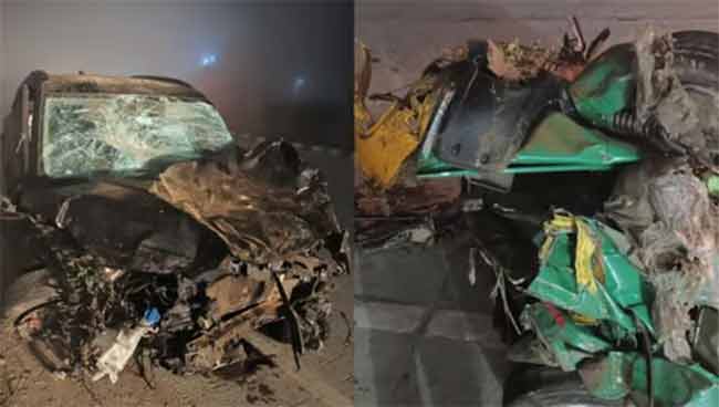UP Accident : लग्नाची मिरवणूक जीवावर बेतली! अपघातात वधू-वरासह ७ जणांचा मृत्यू