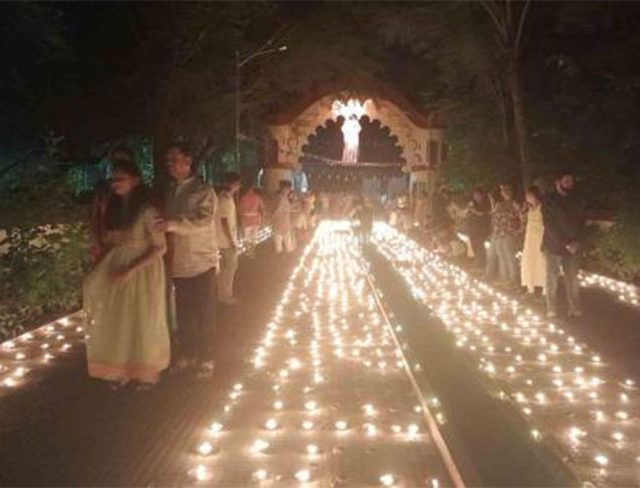 Vasai Fort : वसईचा किल्ला १११ मशाली व ११ हजार १११ दिव्यांनी उजळला !