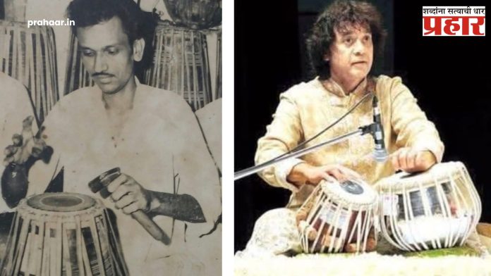 Zakir Hussain : पद्मविभूषण वस्ताद झाकिर हुसेन यांना कर्जतच्या तबल्याची भुरळ